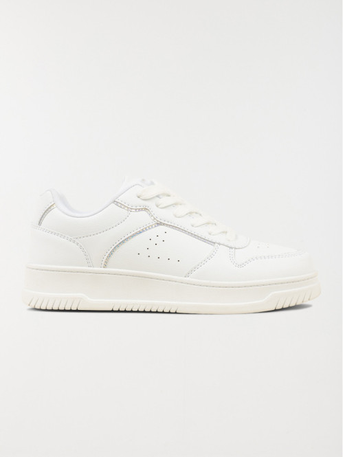 Baskets blanche femme basses (36-41)