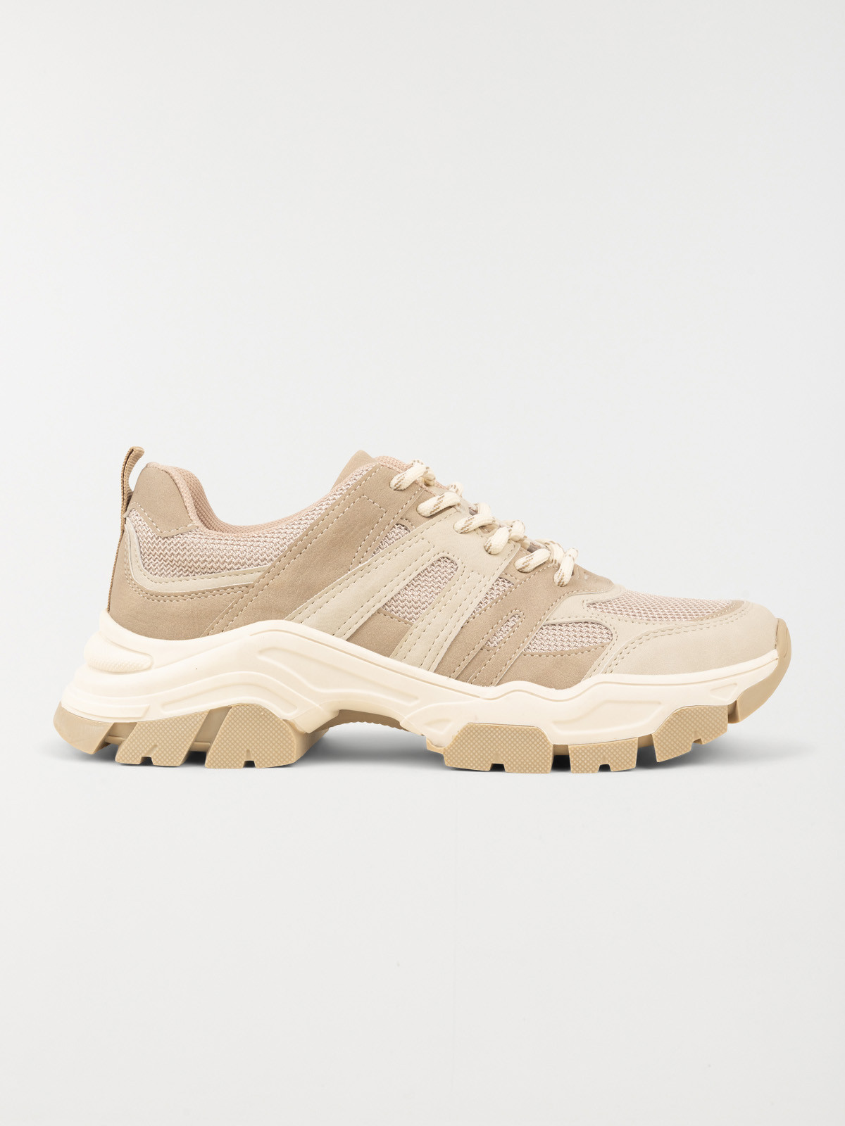 Baskets beige femme basses (36-41)