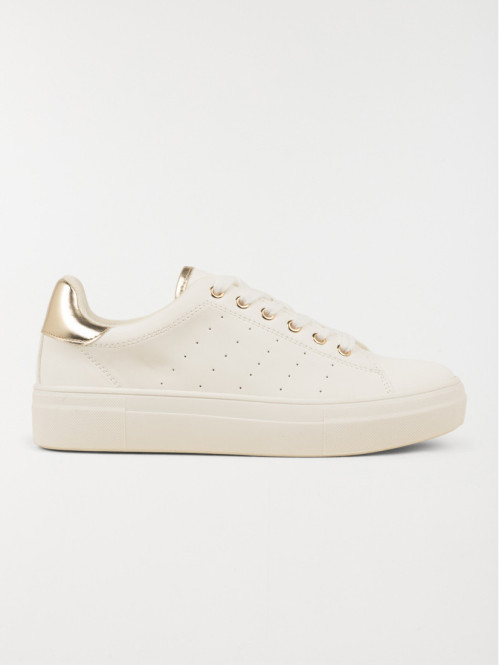 Baskets basses gold femme (36-41)