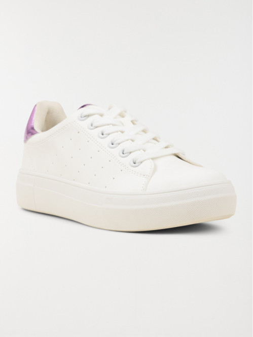 Baskets blanche basses femme (36-41)