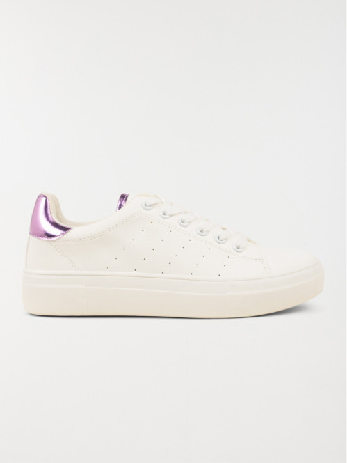 Baskets blanche basses femme (36-41)