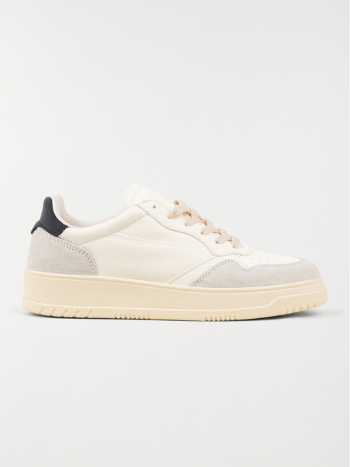 Basket blanche et marine femme (36-41)