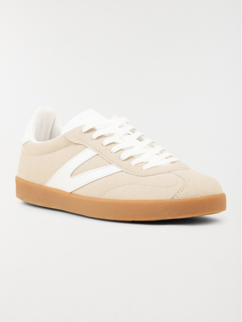 Basket basses femme beige (36-41)