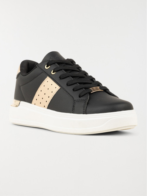 Baskets noires basses femme (36-41)