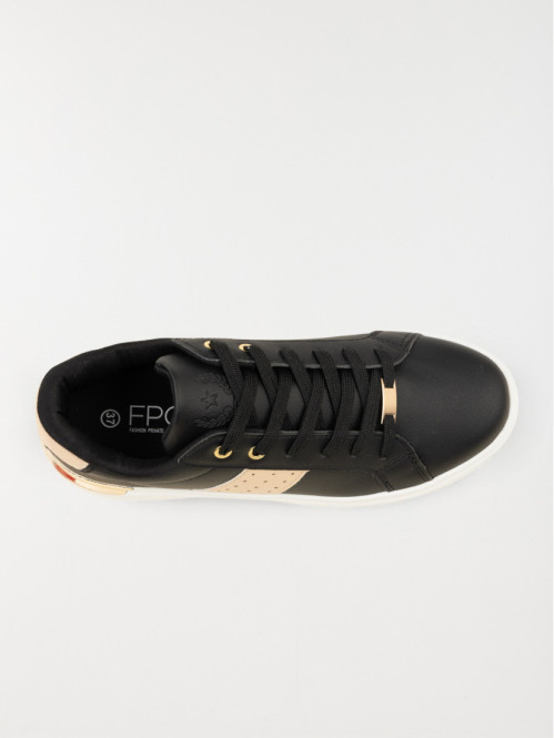 Baskets noires basses femme (36-41)