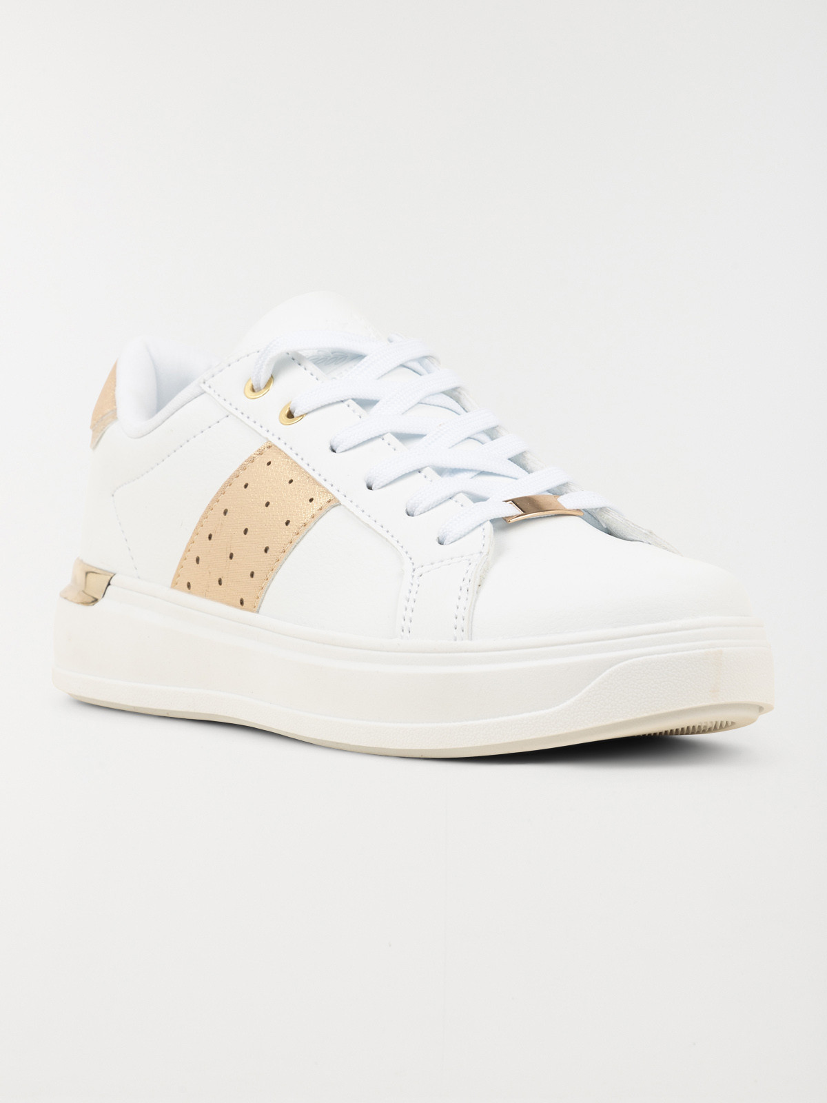 Baskets blanches femme basses (36-41)