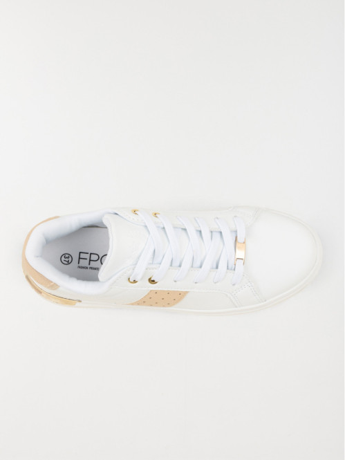 Baskets blanches femme basses (36-41)
