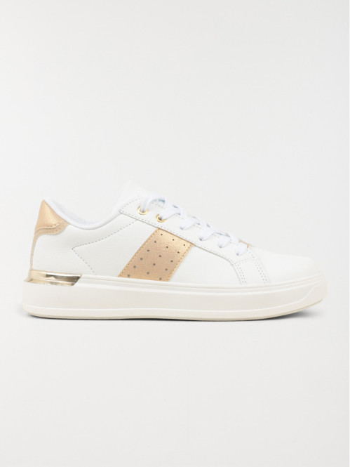Baskets blanches femme basses (36-41)