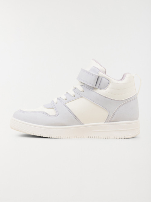Baskets montantes blanches femme (36-41)