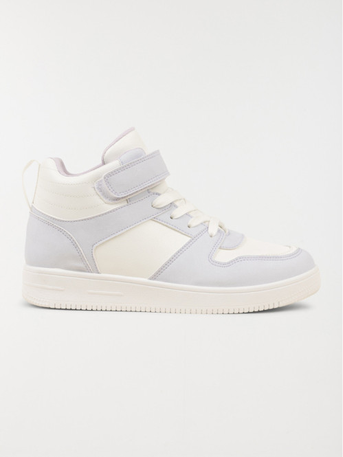 Baskets montantes blanches femme (36-41)