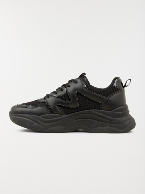 Basket de sport noir femme (36-41) Basket de sport noir femme (36-41)