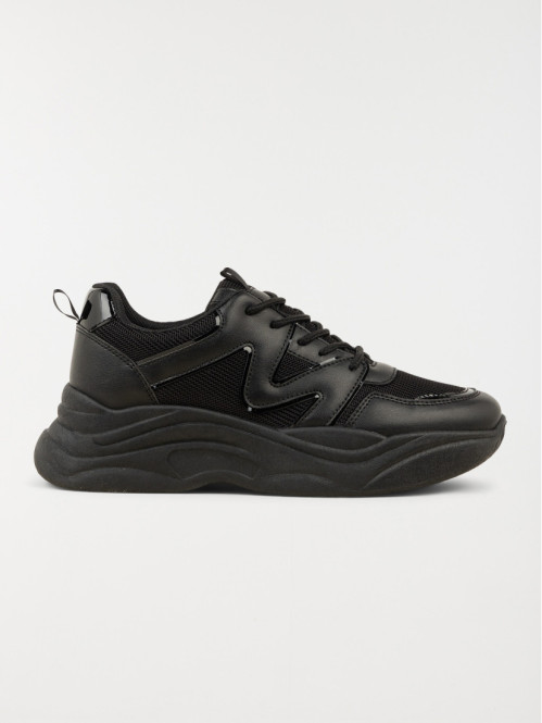 Basket de sport noir femme (36-41) Basket de sport noir femme (36-41)