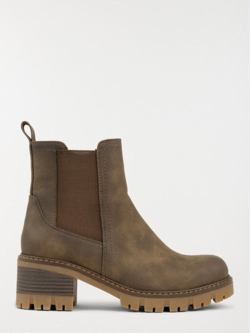 Bottines a talons camel online