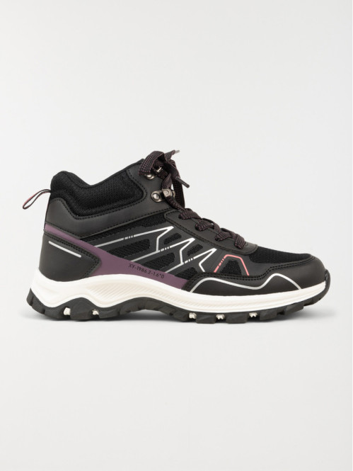 Chaussure montante femme noir (36-41)