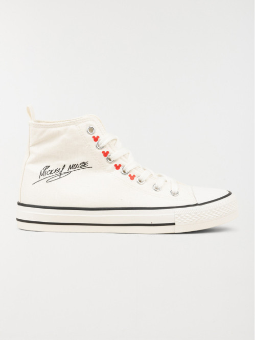 Basket toile femme Mickey Mouse (36-41)