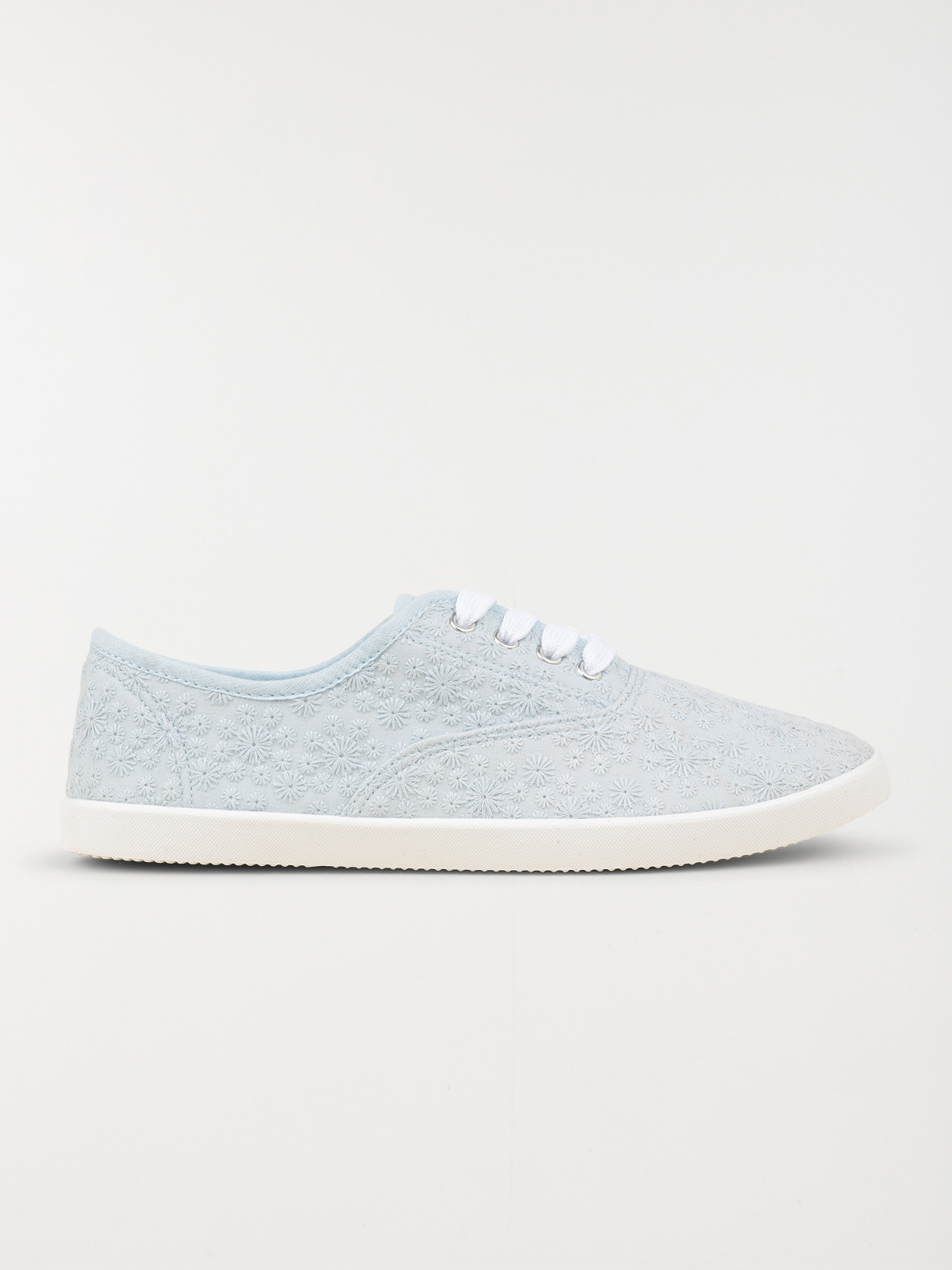 Basket toile femme brodée (36-41)