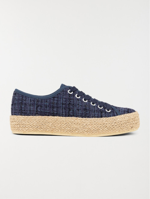 Basket toile compensée femme (36-41)
