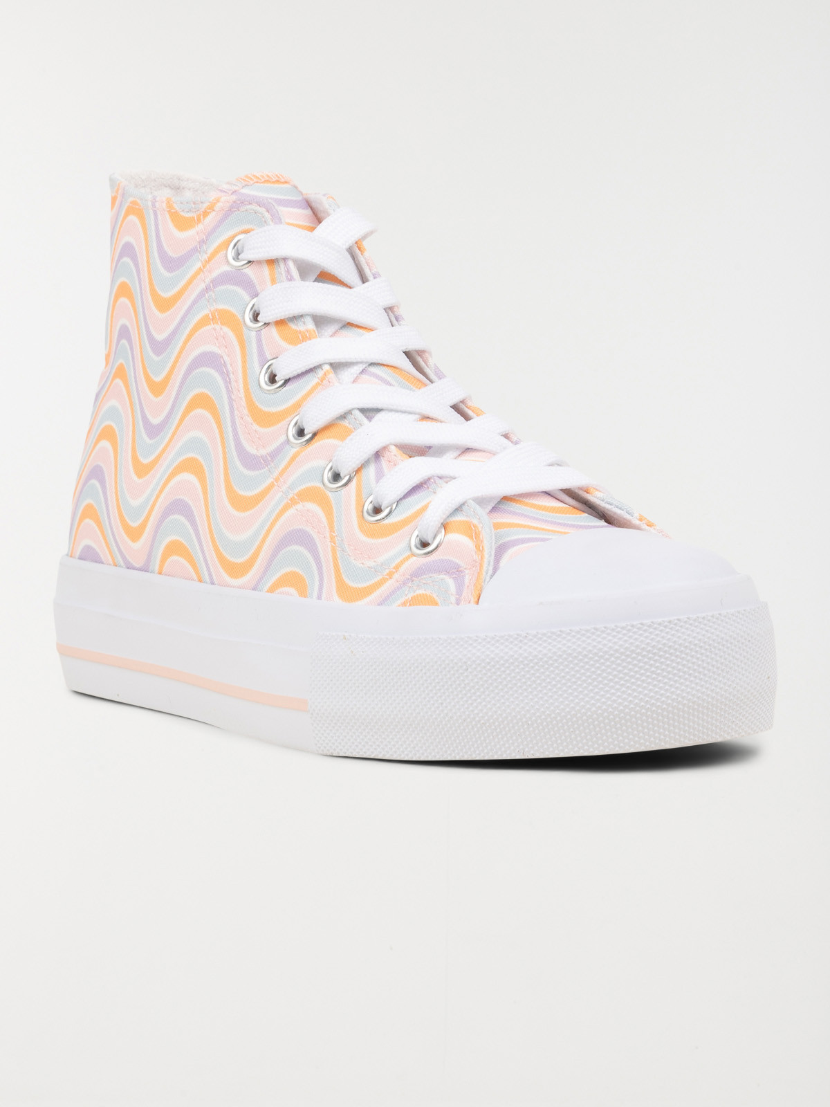 Basket toile compensée femme (36-41)