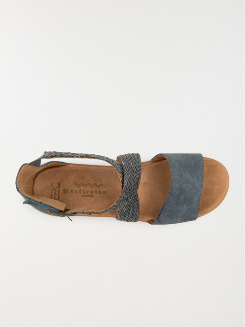 Sandale bleu semelle épaisse (36-41) Sandale bleu semelle épaisse (36-41)