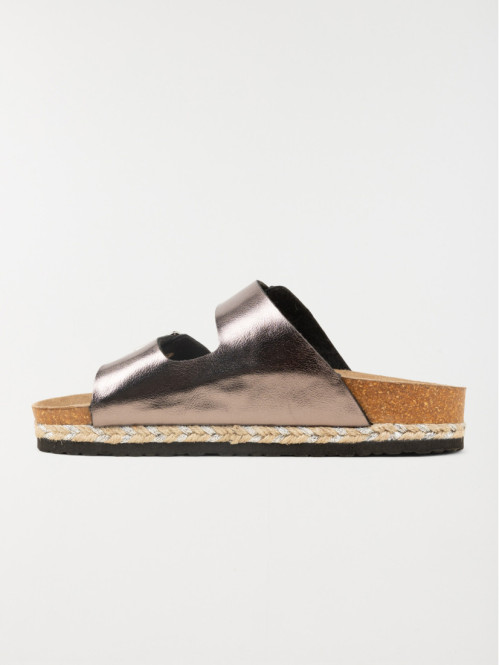 Mules plates bronzes femme (37-42)