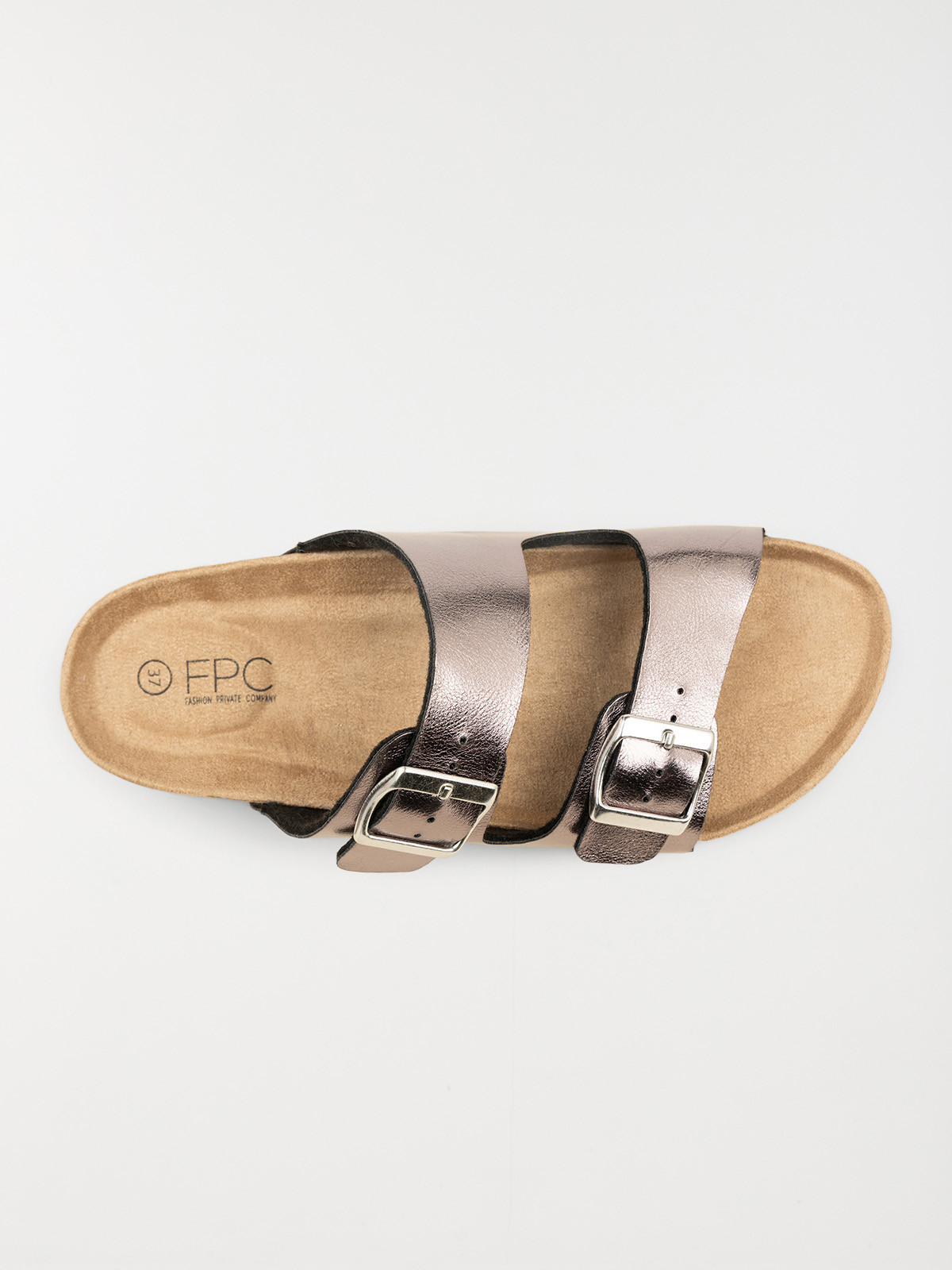 Mules plates bronzes femme (37-42)