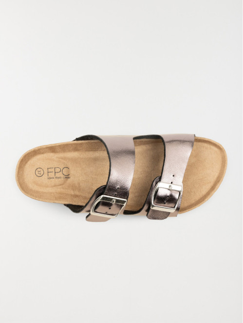 Mules plates bronzes femme (37-42)