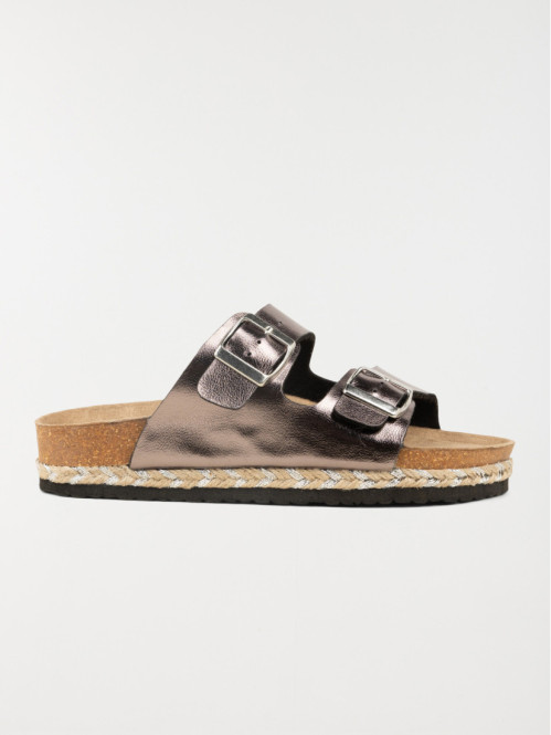 Mules plates bronzes femme (37-42)