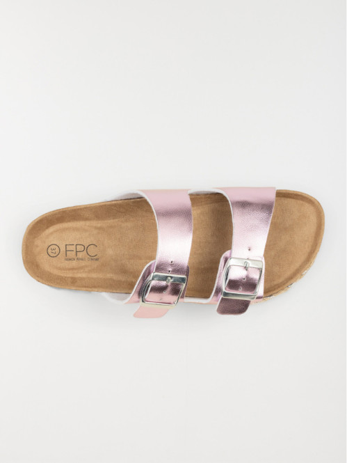 Mules plates roses femme (36-41)