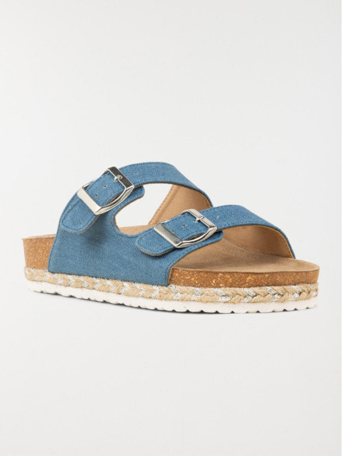 Mule plate bleu jean femme (36-41) Mule plate bleu jean femme (36-41)