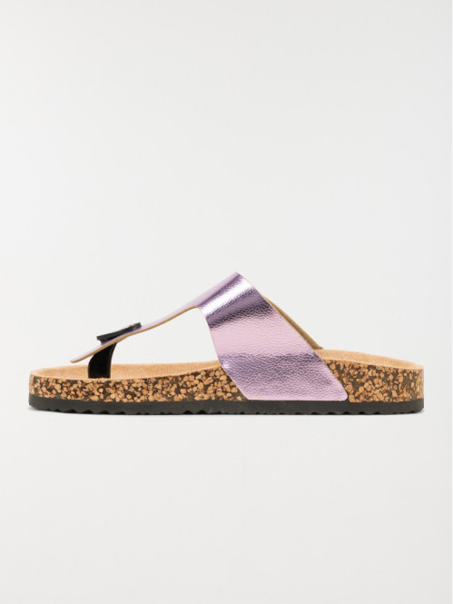 Mules plates violette femme (36-41) Mules plates violette femme (36-41)