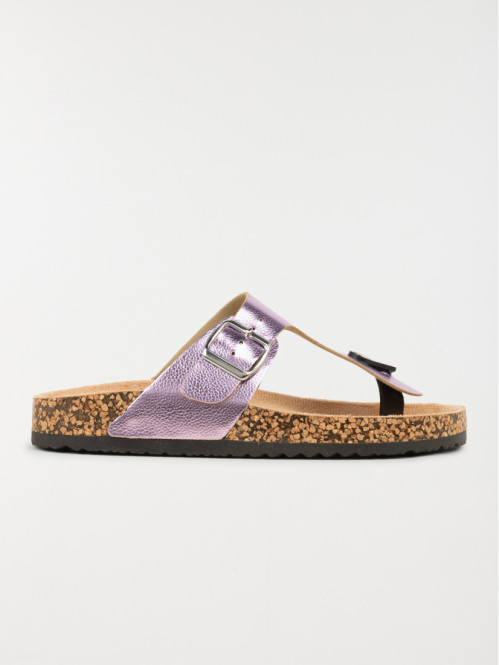 Mules plates violette femme (36-41) Mules plates violette femme (36-41)