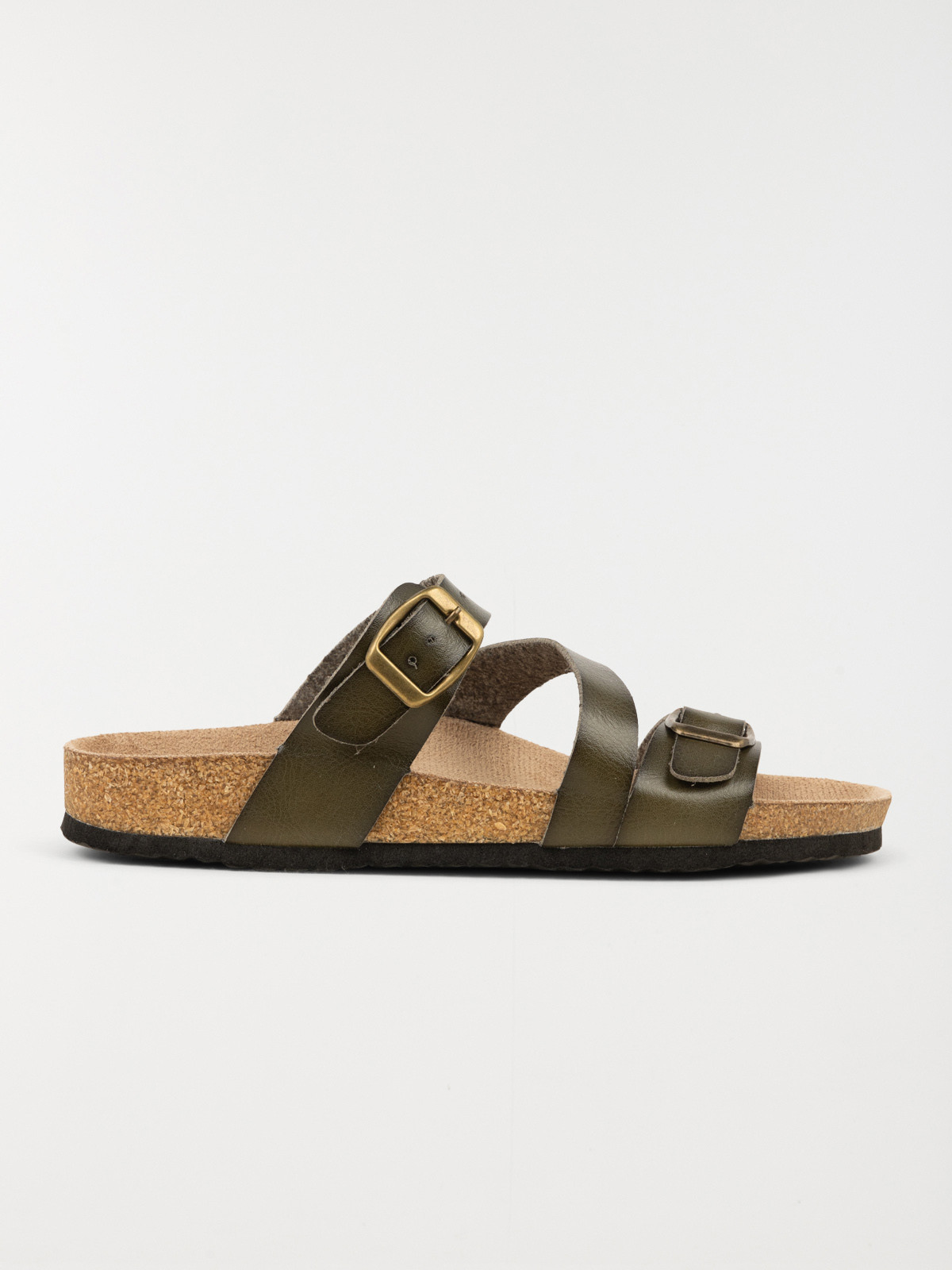 Mules plates vertes femme (36-41)