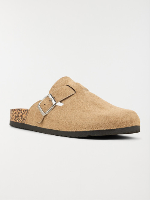 Mules plates femme beige (36-41)