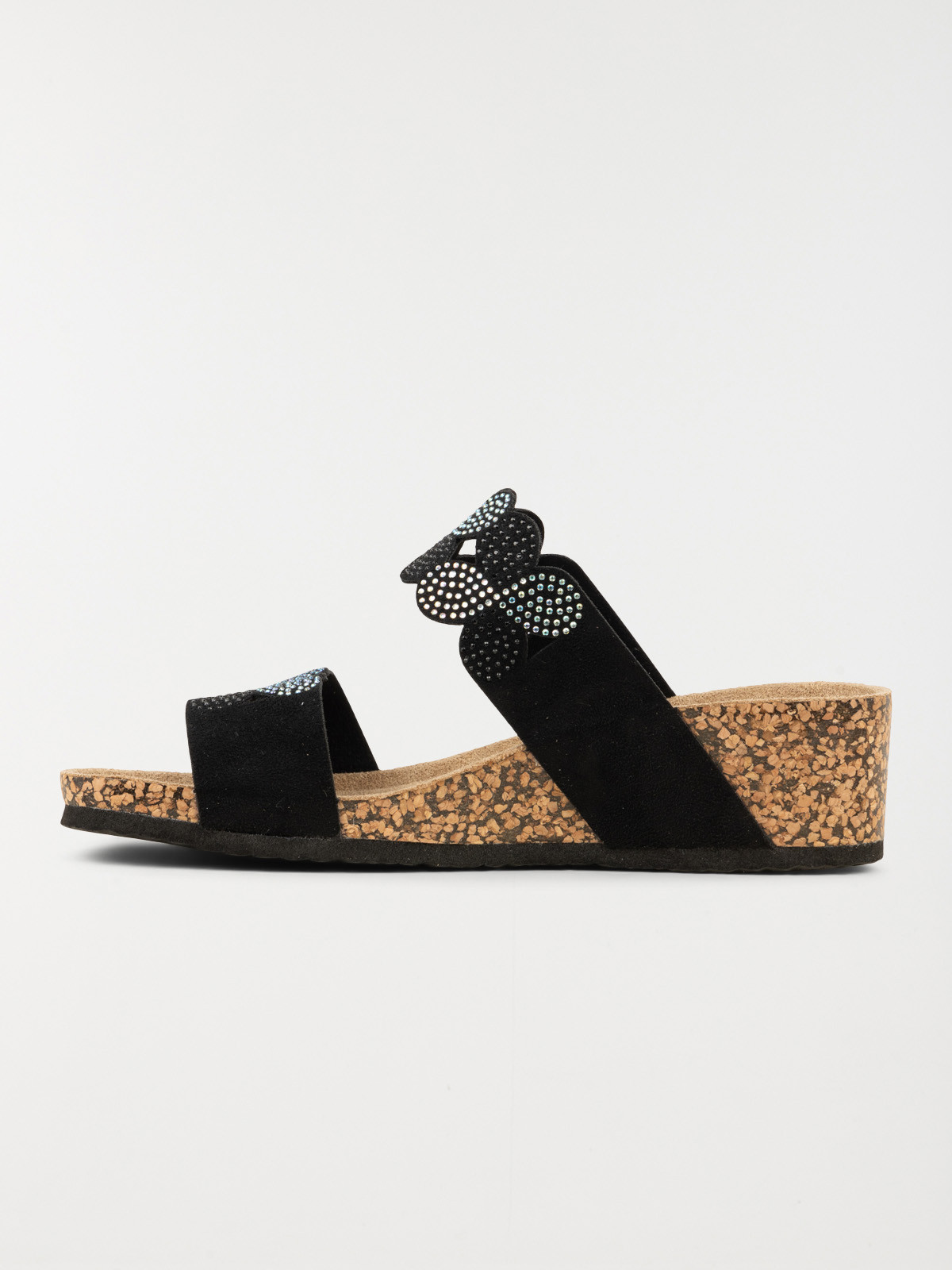 Mules compensées strass femme (36-41) Mules compensées strass femme (36-41)
