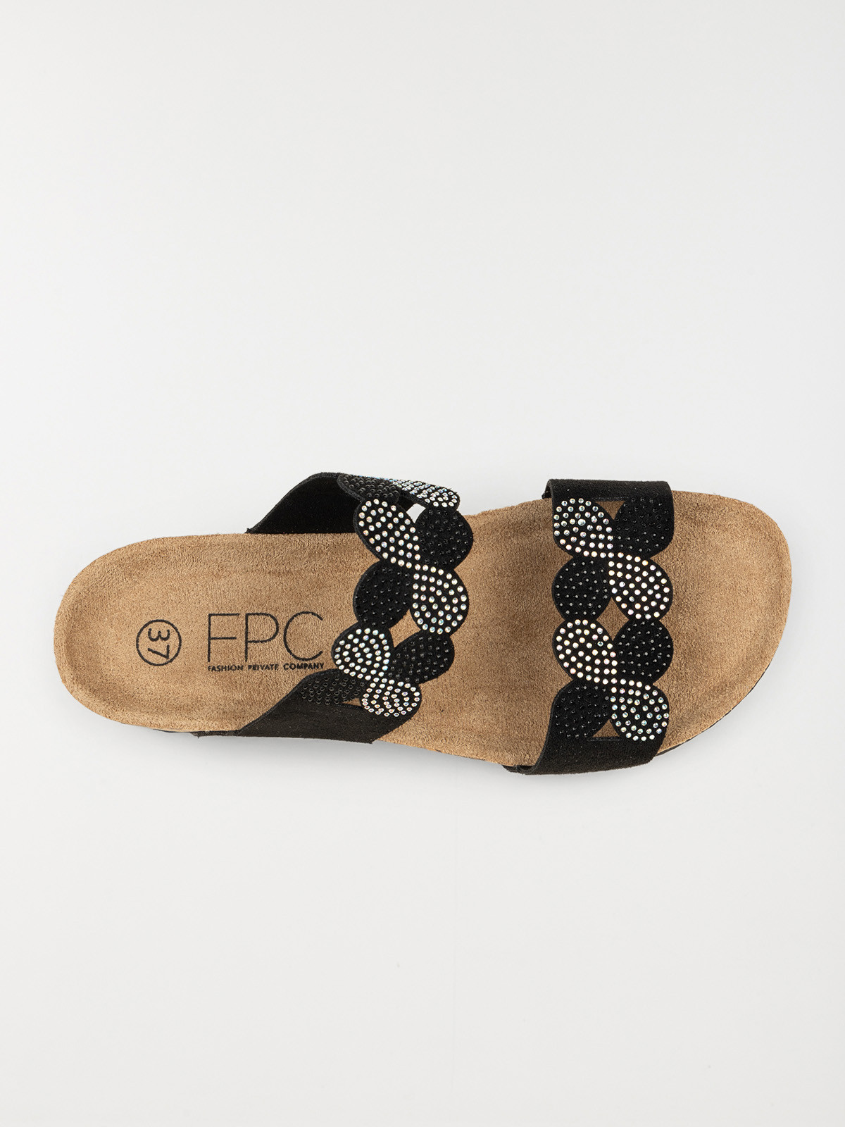 Mules compensées strass femme (36-41) Mules compensées strass femme (36-41)