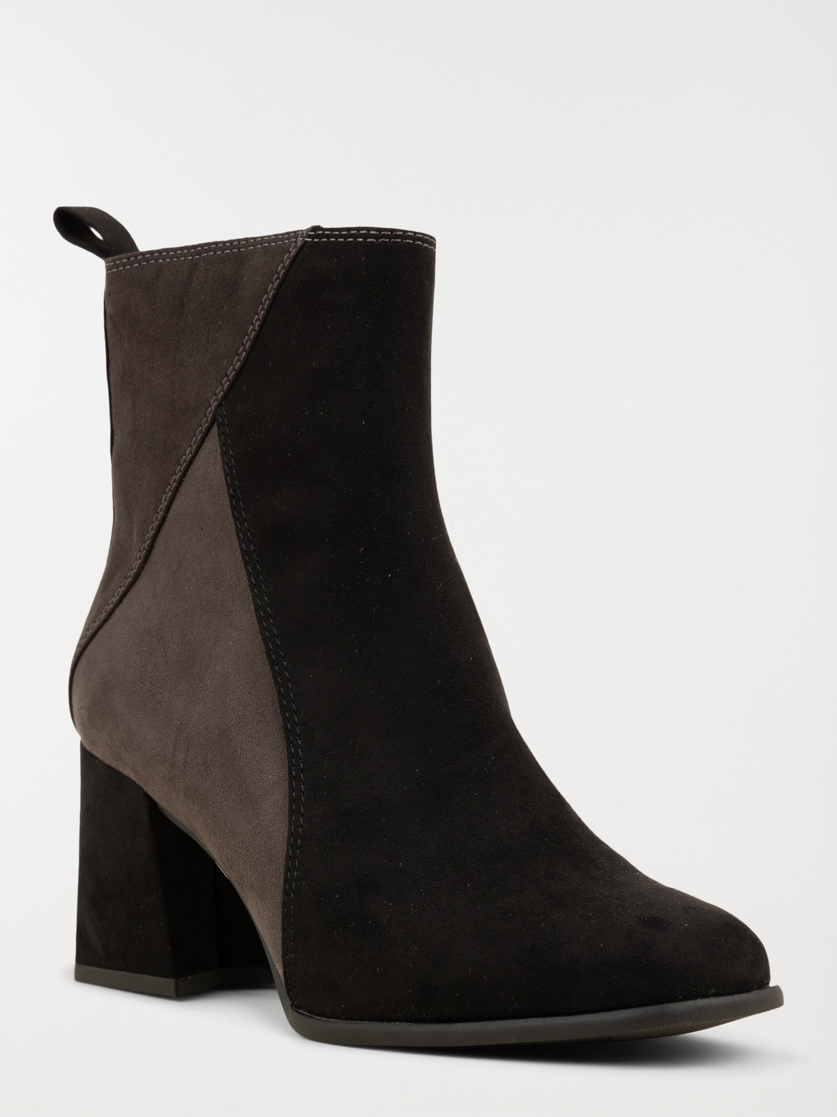 Bottines à talon tricolore femme (36-41)
