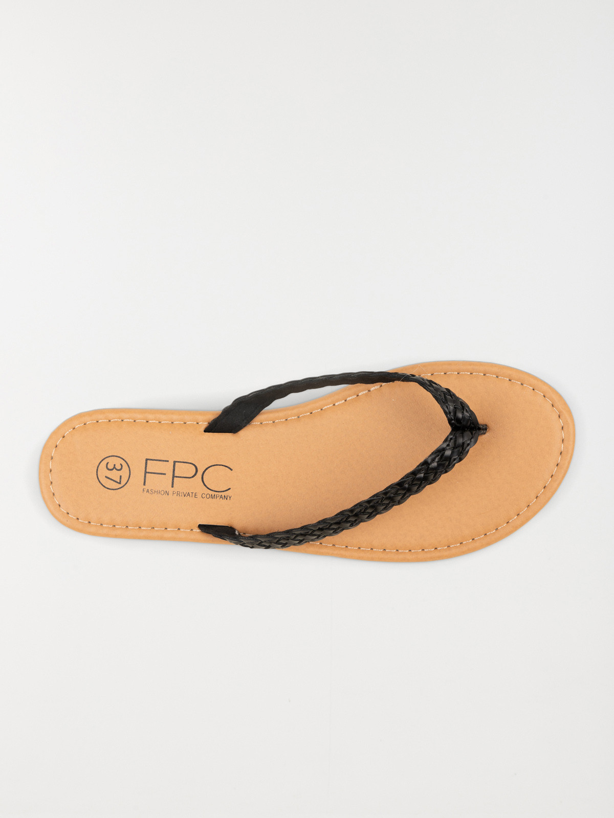 Mule plate bride tressée femme (36-41)