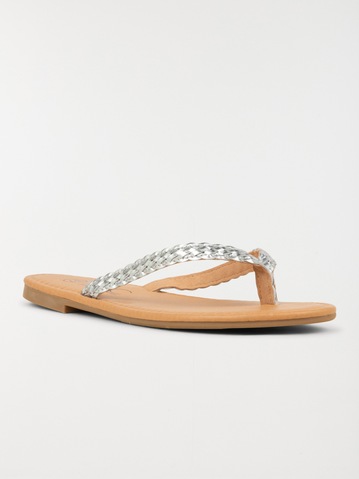Mule plate bride tressee femme 37 42