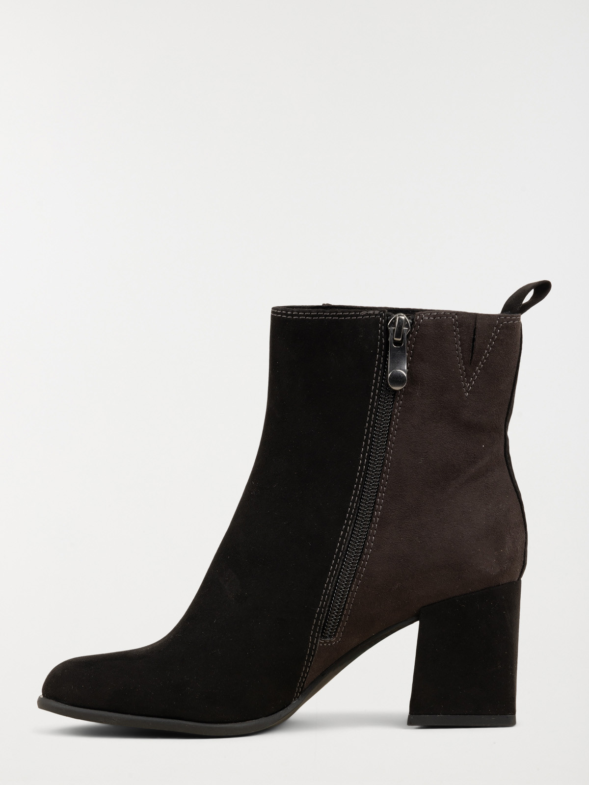 Bottines à talon tricolore femme (36-41)