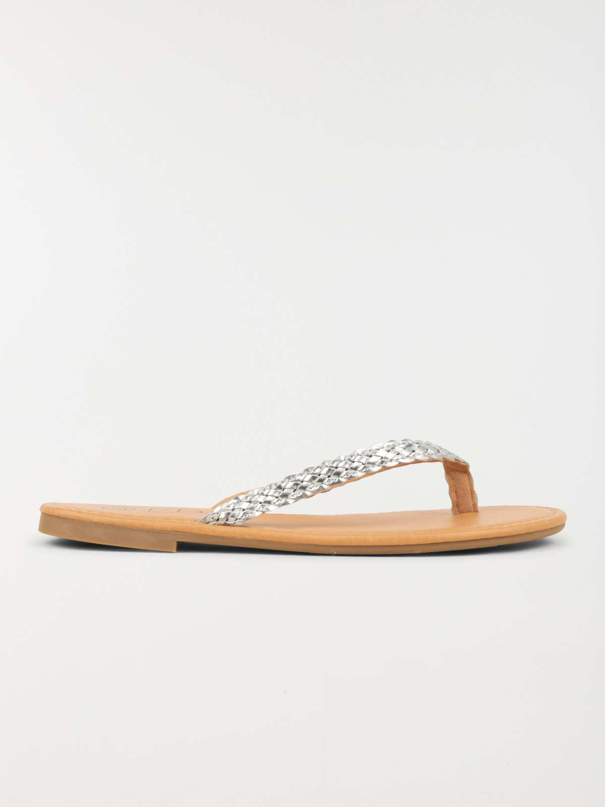 Mule plate bride tressée femme (37-42)