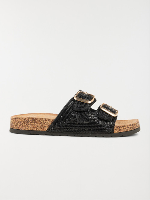 Mules plates strass femme (37-42)