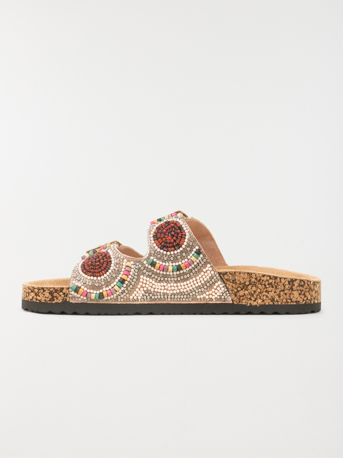 Mules plates perles femme (36-41)