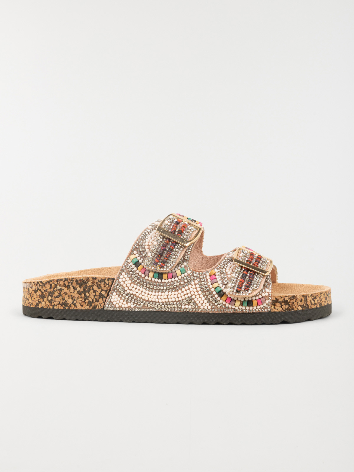 Mules plates perles femme (36-41)