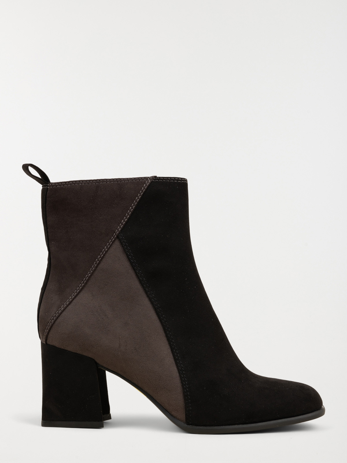 Bottines à talon tricolore femme (36-41)