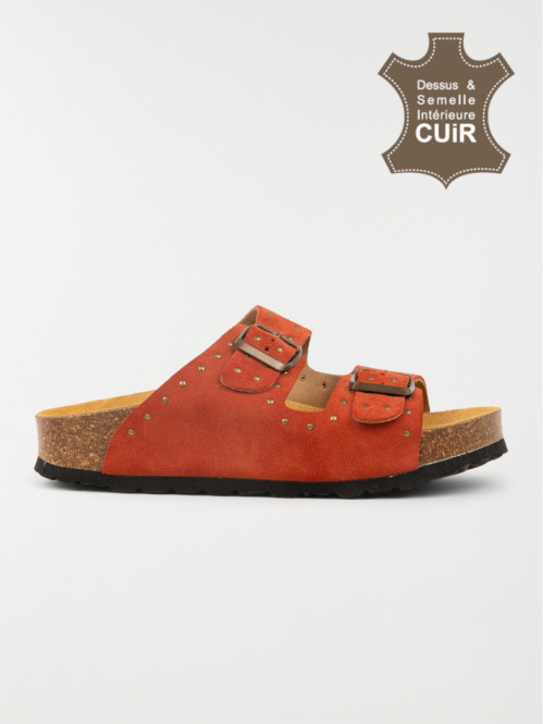 Mules plates femme muscat (37-42)
