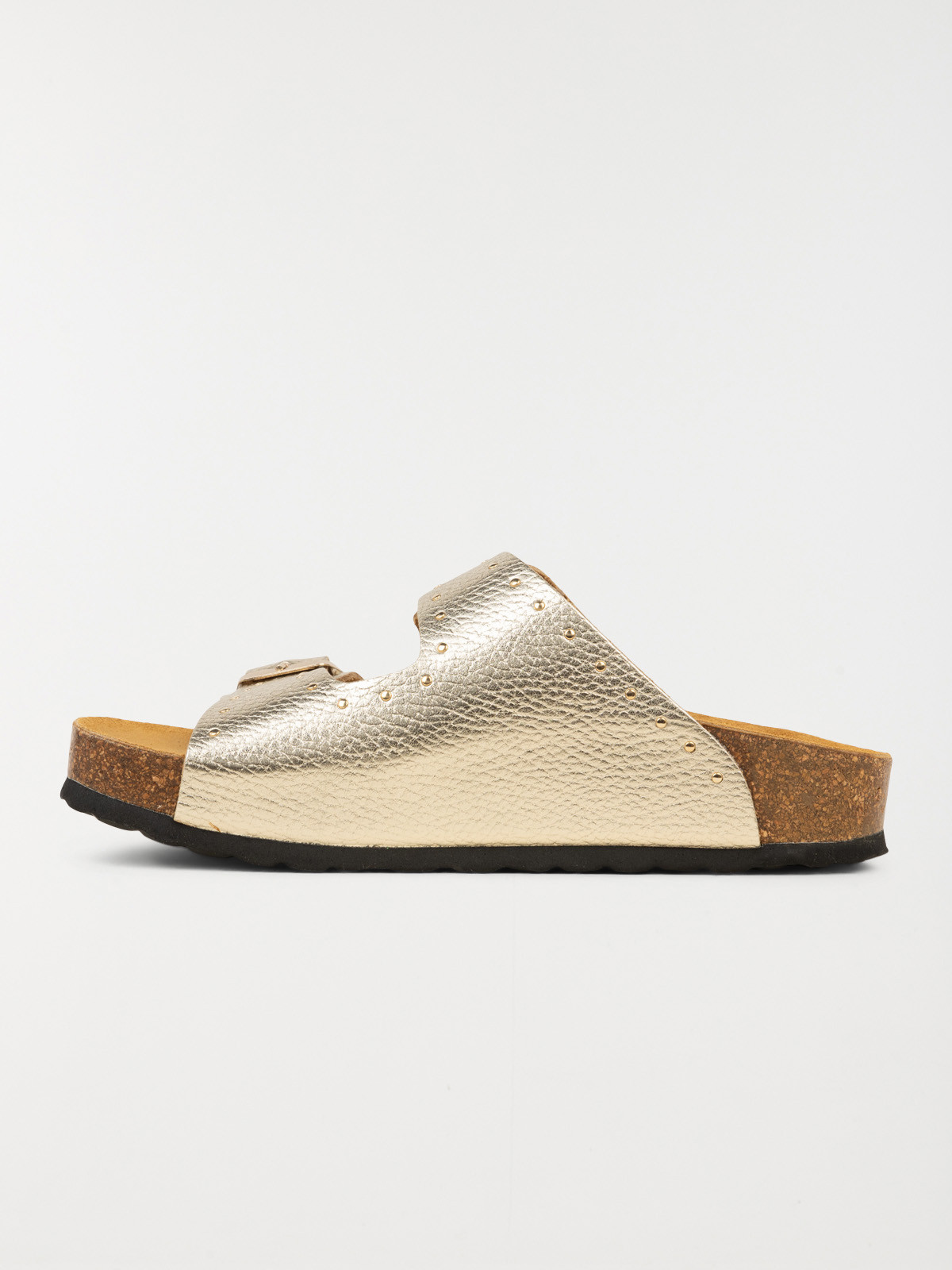 Mules plates dorées femme (37-42) Mules plates dorées femme (37-42)