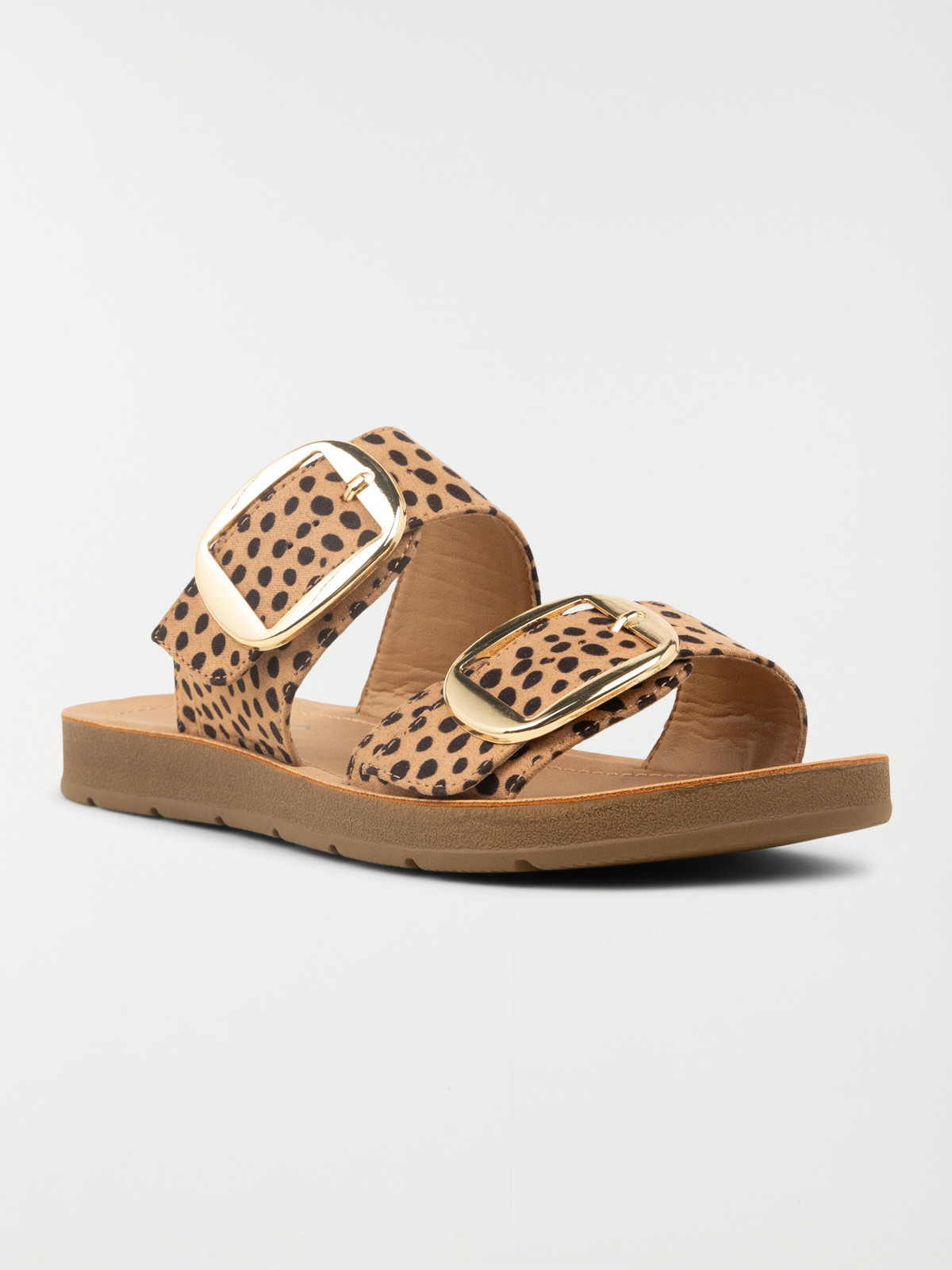 Mule plate léopard femme (36-41)