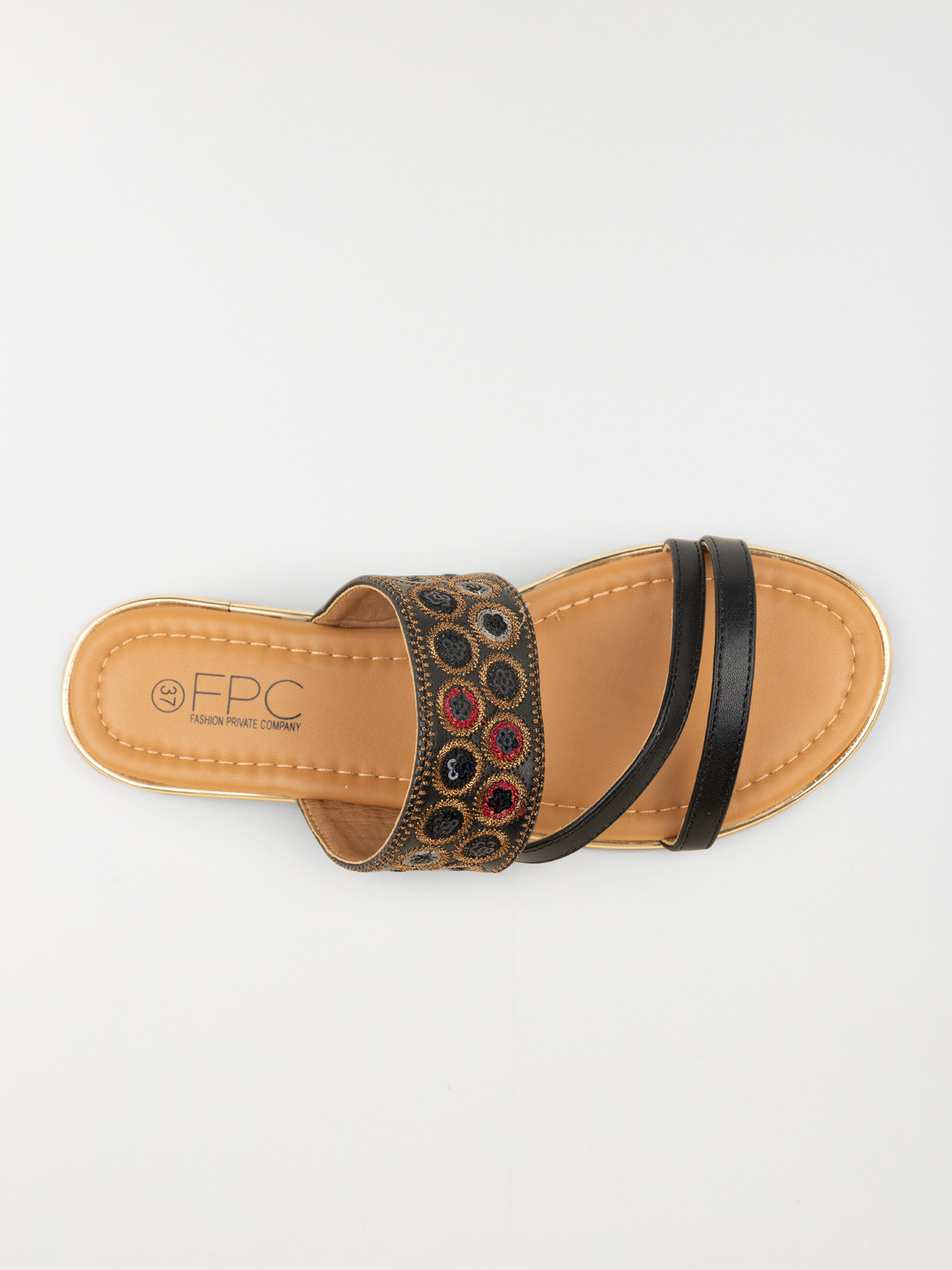 Mules plates noires femme (36-41) Mules plates noires femme (36-41)