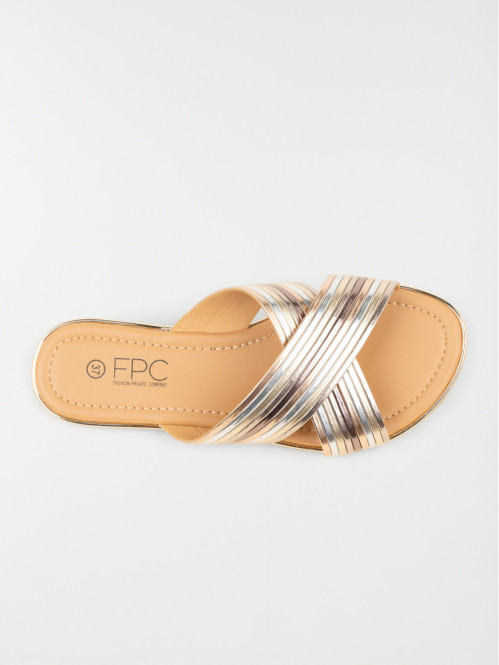 Mules plates multibrides femme (37-42)