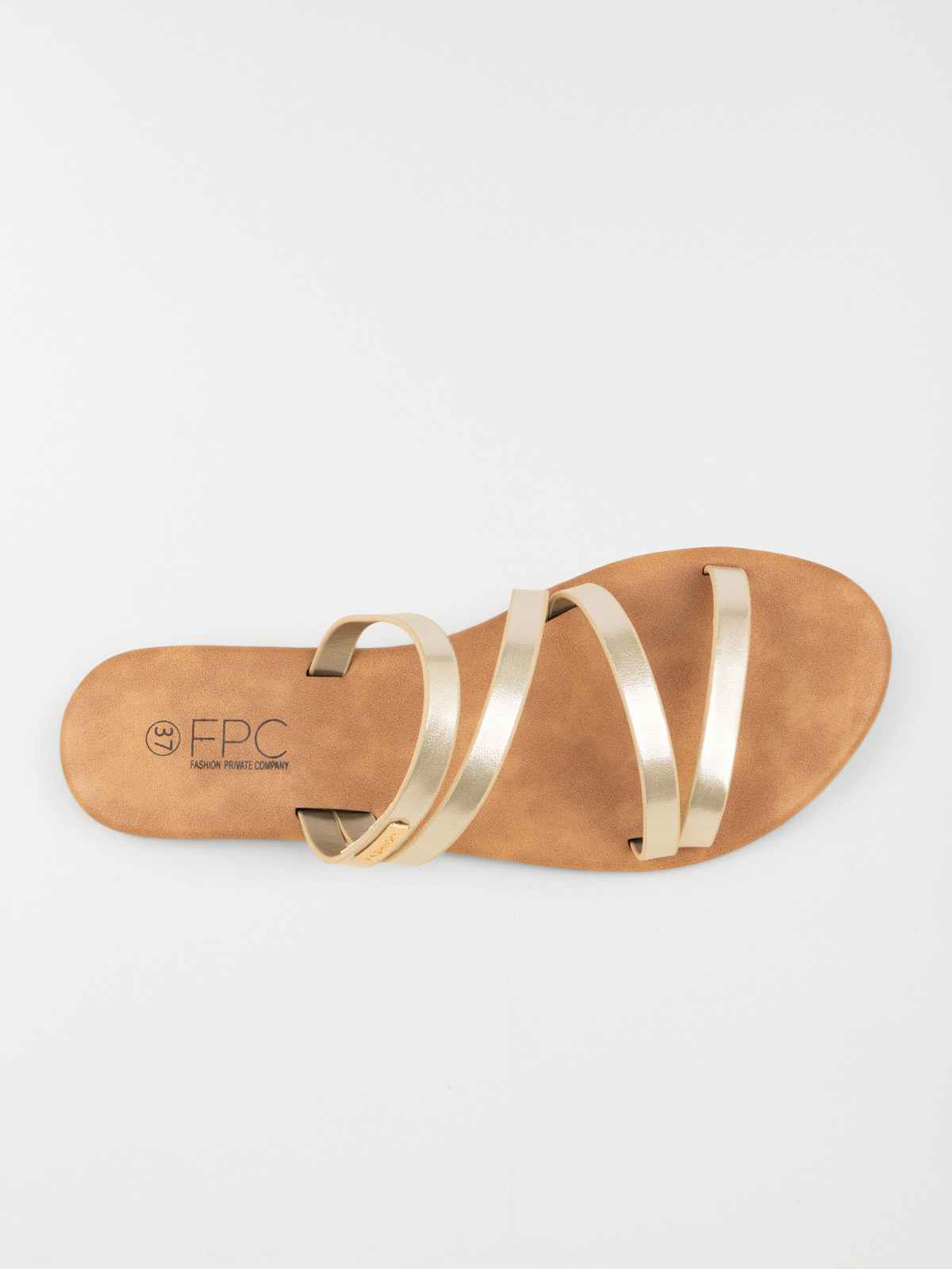 Mules dorees plates femme 36 41